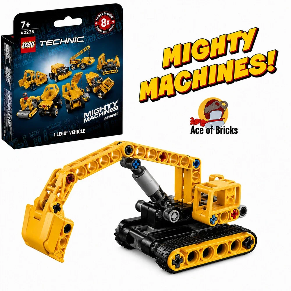 LEGO 42233 TECHNIC Mighty Machines Series 1 - Excavator